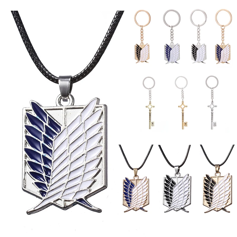 Hot Anime Shingeki No Kyojin Necklace Attack on Titan Necklace Wings of Liberty Pendants Necklaces Cosplay Jewelry Collares
Hot Anime Shingeki No Kyojin Necklace Attack on Titan Necklace Wings of Liberty Pendants Necklaces Cosplay Jewelry Collares