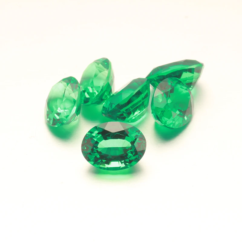 Hydrothermal Emerold 6*8mm 1.33~1.48ct Oval Cut Green Emerold for Elegant Jewelry Design
Hydrothermal Emerold 6*8mm 1.33~1.48ct Oval Cut Green Emerold for Elegant Jewelry Design