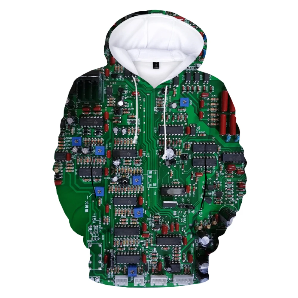 Men's Hoodie Electronic Chip 3D Printing Sweatshirt Harajuku Style Hip Hop Unisex Sweater Plus Size Fashionable Men's Clothing
Men's Hoodie Electronic Chip 3D Printing Sweatshirt Harajuku Style Hip Hop Unisex Sweater Plus Size Fashionable Men's Clothing