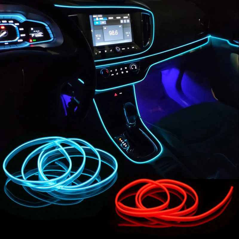 5M Car EL LED Light Interior Neon Lighting Garland Wire Rope Tube Ambient LED Strip Decoration Flexible Tube Colors Auto Led
5M Car EL LED Light Interior Neon Lighting Garland Wire Rope Tube Ambient LED Strip Decoration Flexible Tube Colors Auto Led