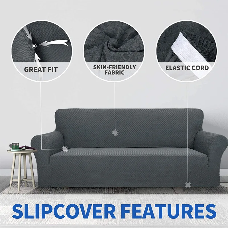 Elastic Cover for Sofa Protection Living Room Sectional Sofa Cover Slipcovers Think Comfortable 2 Seater Couch Stretch Slipcover
Elastic Cover for Sofa Protection Living Room Sectional Sofa Cover Slipcovers Think Comfortable 2 Seater Couch Stretch Slipcover