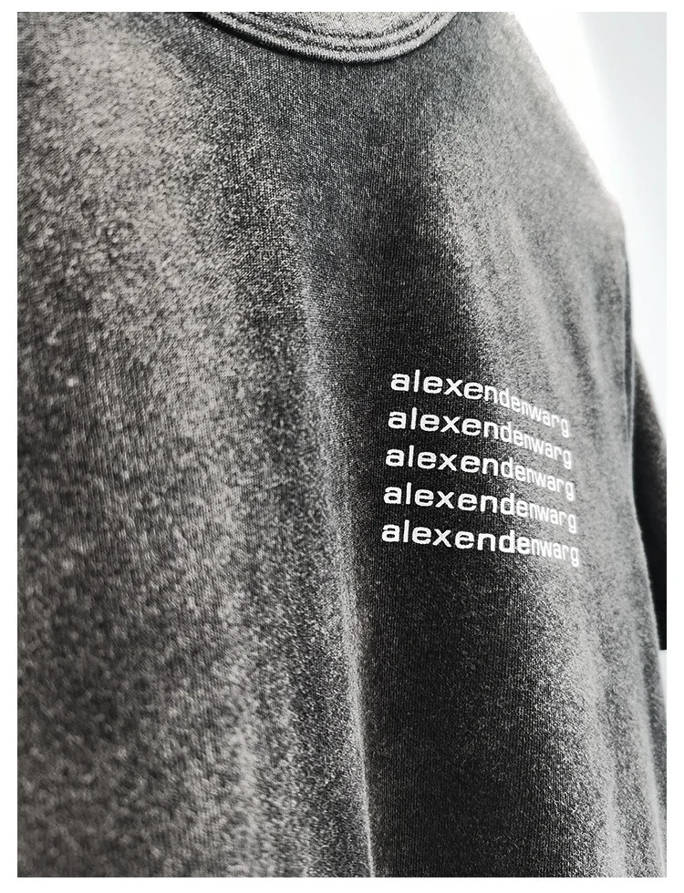 High Quality AK Spring and Summer Women New Style Exposed Umbilical Do Old Washed Short Cotton Loose Top Letter T-shirt Women
High Quality AK Spring and Summer Women New Style Exposed Umbilical Do Old Washed Short Cotton Loose Top Letter T-shirt Women