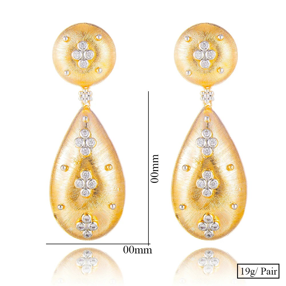KellyBola Luxury 3PCS Open Bangle Ring Earrings Jewelry Set For Women Wedding Bridal Cubic Zirconia Dubai PARTY WEDDING Jewelry
KellyBola Luxury 3PCS Open Bangle Ring Earrings Jewelry Set For Women Wedding Bridal Cubic Zirconia Dubai PARTY WEDDING Jewelry