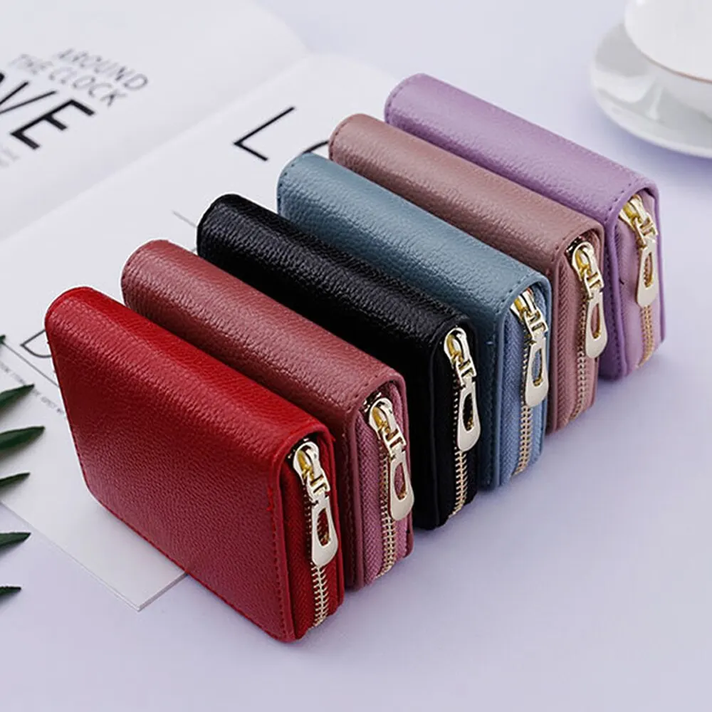 Female Fashion Short Zipper Coin Purses PU Leather Card Holder Wallet For Men And Women High-quality Handbag Male Wallets Purse 
Female Fashion Short Zipper Coin Purses PU Leather Card Holder Wallet For Men And Women High-quality Handbag Male Wallets Purse