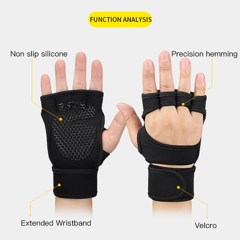 Upgrade Slip Sports Gym Fitness Gloves Shockproof Weight Lifting Training Glove Half Finger MTB Cycling Gloves for Men Women
Upgrade Slip Sports Gym Fitness Gloves Shockproof Weight Lifting Training Glove Half Finger MTB Cycling Gloves for Men Women
