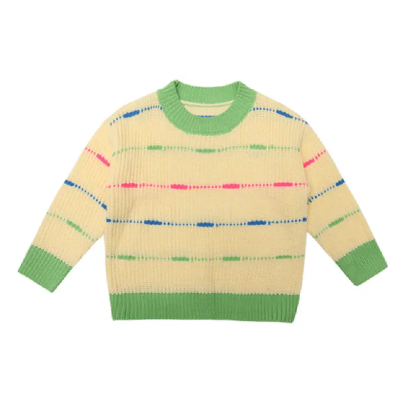 WLG Girls Sweaters Kids Clothes Spring Autumn Knitted Green Orange Striped Long Sleeve Sweater Baby Girl Casual Cothes
WLG Girls Sweaters Kids Clothes Spring Autumn Knitted Green Orange Striped Long Sleeve Sweater Baby Girl Casual Cothes