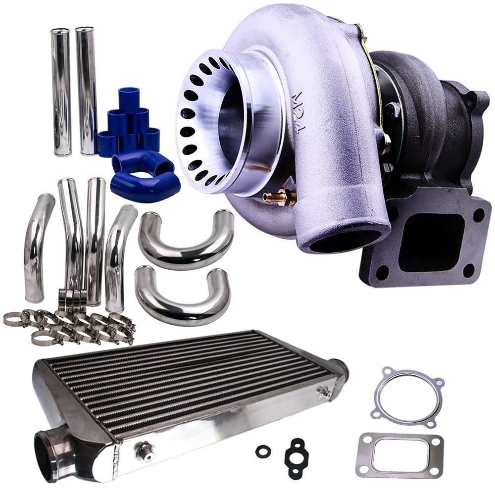 GT30 GT35 GT3582 Turbo T3 AR.70/63 Anti-Surge Compressor Turbocharger Universal +intercooler pipe 3" IN/OUT 600 x 300 x 76 BLACK
GT30 GT35 GT3582 Turbo T3 AR.70/63 Anti-Surge Compressor Turbocharger Universal +intercooler pipe 3" IN/OUT 600 x 300 x 76 BLACK