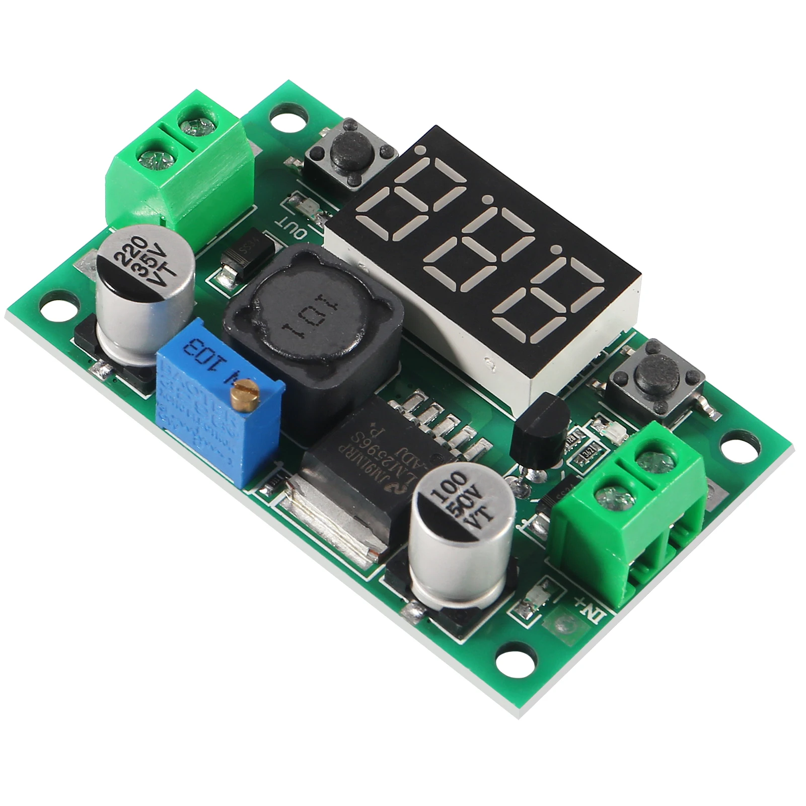 DC-DC LM2596 Adjustable Converter Power Supply Module 0~40V Voltage Regulator Power Converter With Digital Display
DC-DC LM2596 Adjustable Converter Power Supply Module 0~40V Voltage Regulator Power Converter With Digital Display