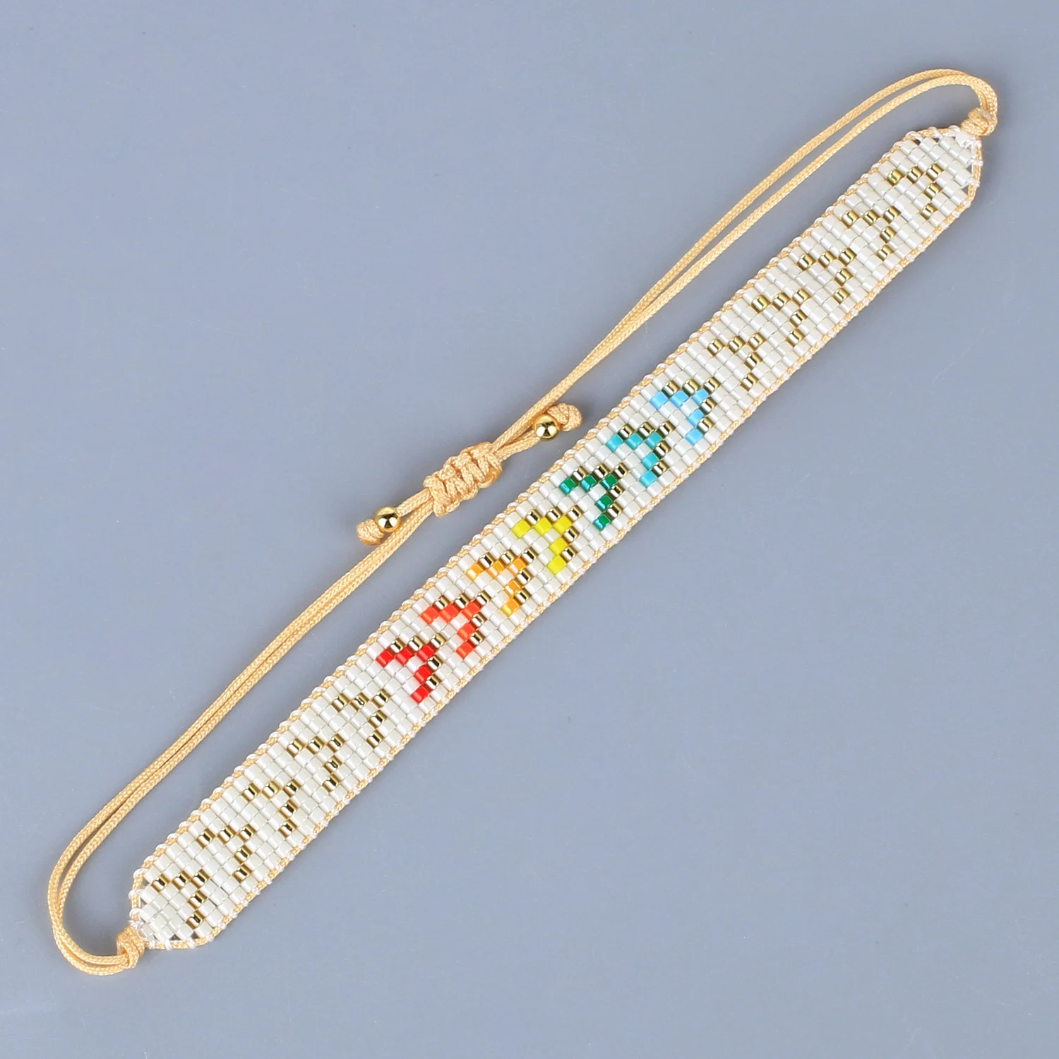 QUANCHI Miyuki Bracelet 2021 Popular Rainbow Arrow Bracelet for Women Boho Hand Braided Statement Beaded Bracelets
QUANCHI Miyuki Bracelet 2021 Popular Rainbow Arrow Bracelet for Women Boho Hand Braided Statement Beaded Bracelets