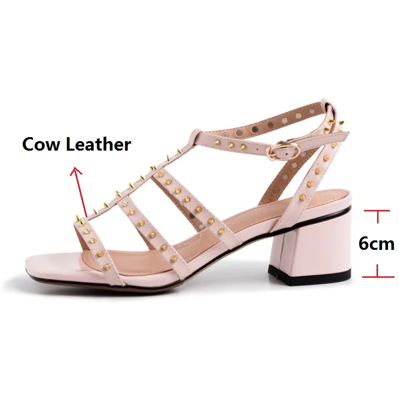 Ochanmeb 2021 new natural genuine leather sandals shoes for women medium block heels rock rivets studs punk sandals summer shoes
Ochanmeb 2021 new natural genuine leather sandals shoes for women medium block heels rock rivets studs punk sandals summer shoes