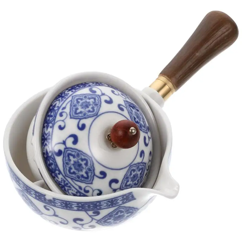 1pc Ceramic Teapot Handheld Teapot Exquisite Tea Set Side Handle Tea Kettle Chinese Household Filter Tea Maker
1pc Ceramic Teapot Handheld Teapot Exquisite Tea Set Side Handle Tea Kettle Chinese Household Filter Tea Maker