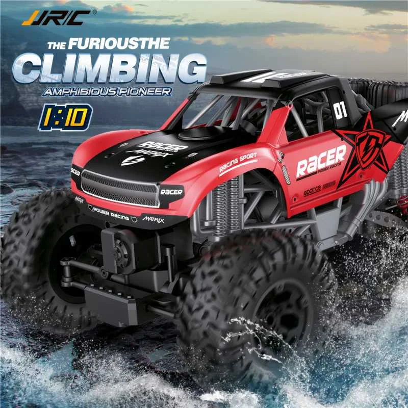 JJRC Q96 1:10 4WD 15km/h Amphibious 2.4Ghz Off Road Radio Remote Control Vehicles RTR Model Electric Racing Toys for Children
JJRC Q96 1:10 4WD 15km/h Amphibious 2.4Ghz Off Road Radio Remote Control Vehicles RTR Model Electric Racing Toys for Children