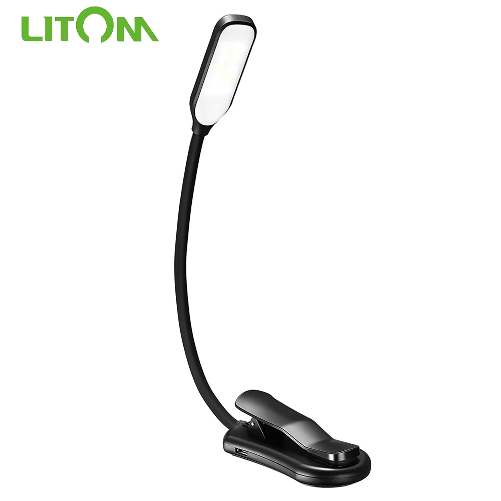 LITOM 10 LED Foldable 3 Color Temperature Desk Lamp USB Powered Rechargeable Book Reading Night Light 15 Hours Lighting Time
LITOM 10 LED Foldable 3 Color Temperature Desk Lamp USB Powered Rechargeable Book Reading Night Light 15 Hours Lighting Time