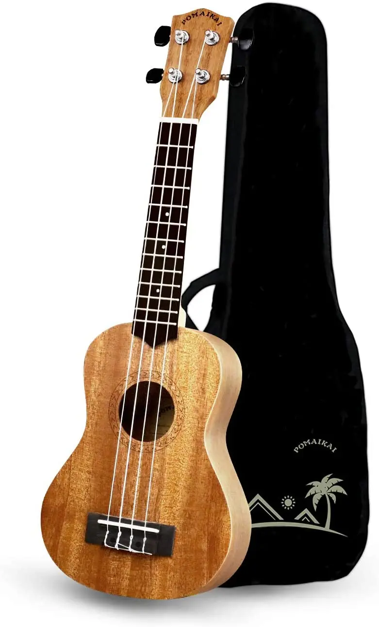 POMAIKAI Soprano Ukulele Beginner 21 inch Mahogany Ukalalee Small Hawaiian Guitar Ukeleles for Kids Beginners Adults with Gig Ba
POMAIKAI Soprano Ukulele Beginner 21 inch Mahogany Ukalalee Small Hawaiian Guitar Ukeleles for Kids Beginners Adults with Gig Ba