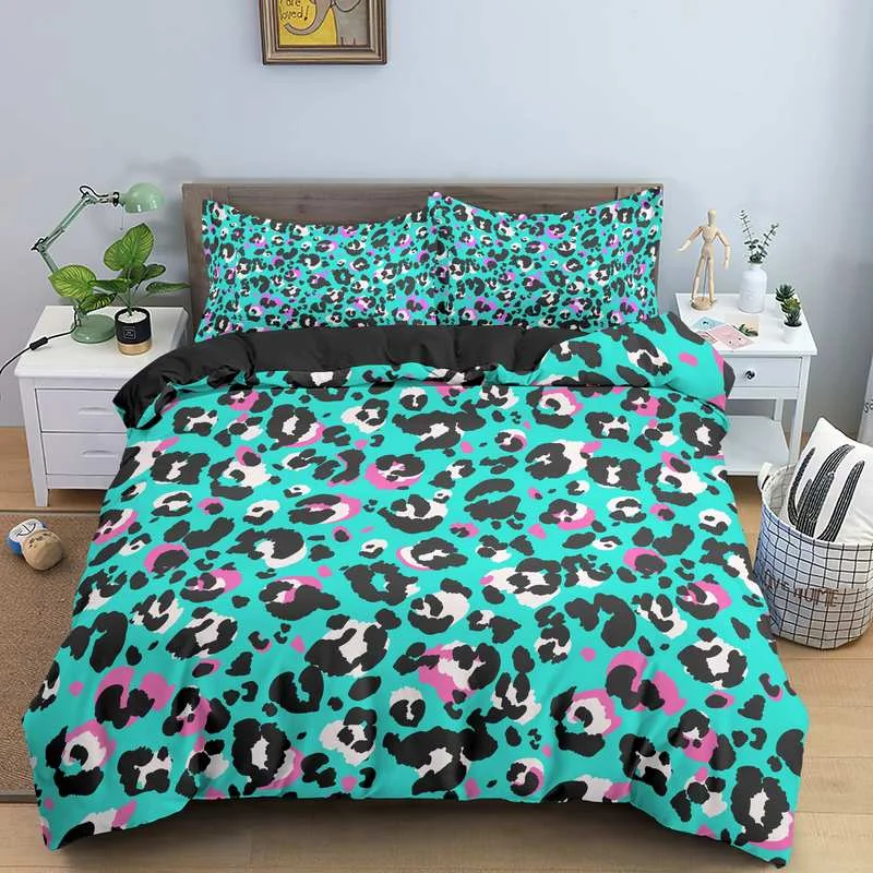 Leopard Duvet Cover 2/3 Pcs Set Soft Brushed Fabric Single Twin Double Full Queen King 14 Size Comforter Cover Set Bedding Set
Leopard Duvet Cover 2/3 Pcs Set Soft Brushed Fabric Single Twin Double Full Queen King 14 Size Comforter Cover Set Bedding Set