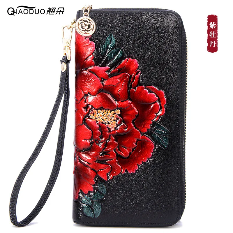 2020 New Leather Wallet Women's Long Korean Flower Zipper Clip Wallet Multi Function Handbag
2020 New Leather Wallet Women's Long Korean Flower Zipper Clip Wallet Multi Function Handbag