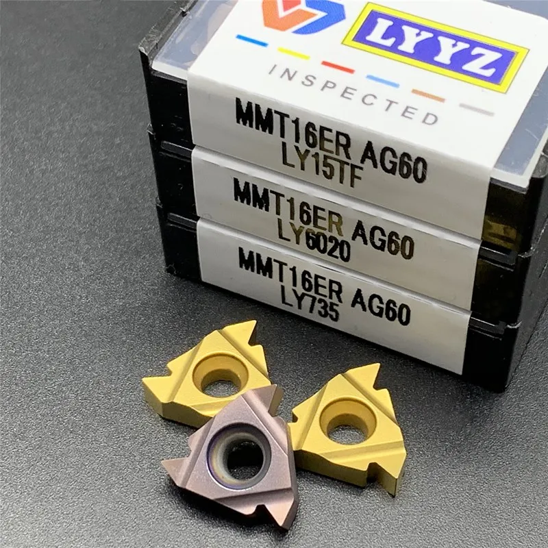 MMT16IR MMT16ER AG60 LY15TF LY6020 LY735 CNCThread Milling Cutter Carbide Tool MMT 16ER 16IR Turning Tool
MMT16IR MMT16ER AG60 LY15TF LY6020 LY735 CNCThread Milling Cutter Carbide Tool MMT 16ER 16IR Turning Tool
