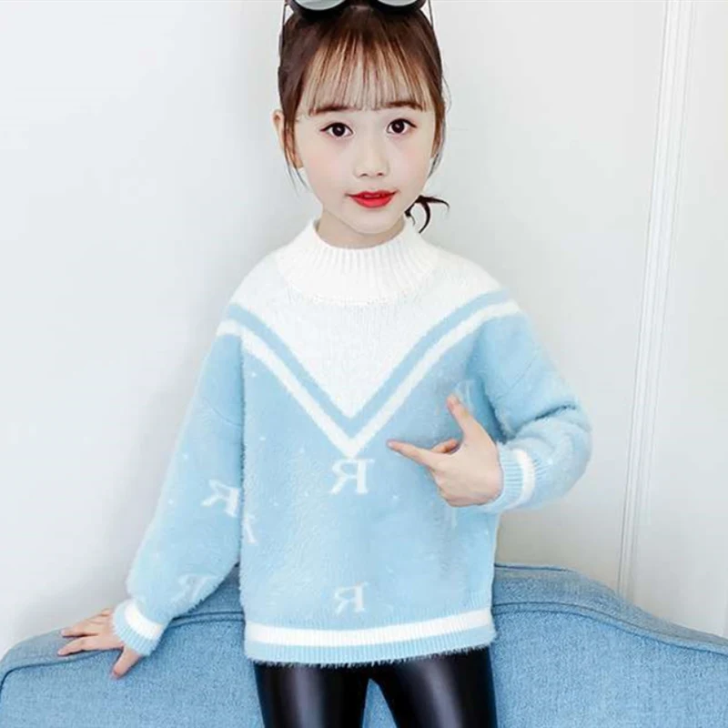Girls Sweater Kids Baby's Coat Outwear 2021 Elegant Plus Velvet Thicken Warm Winter Knitting Tops Cotton Children's Clothing
Girls Sweater Kids Baby's Coat Outwear 2021 Elegant Plus Velvet Thicken Warm Winter Knitting Tops Cotton Children's Clothing