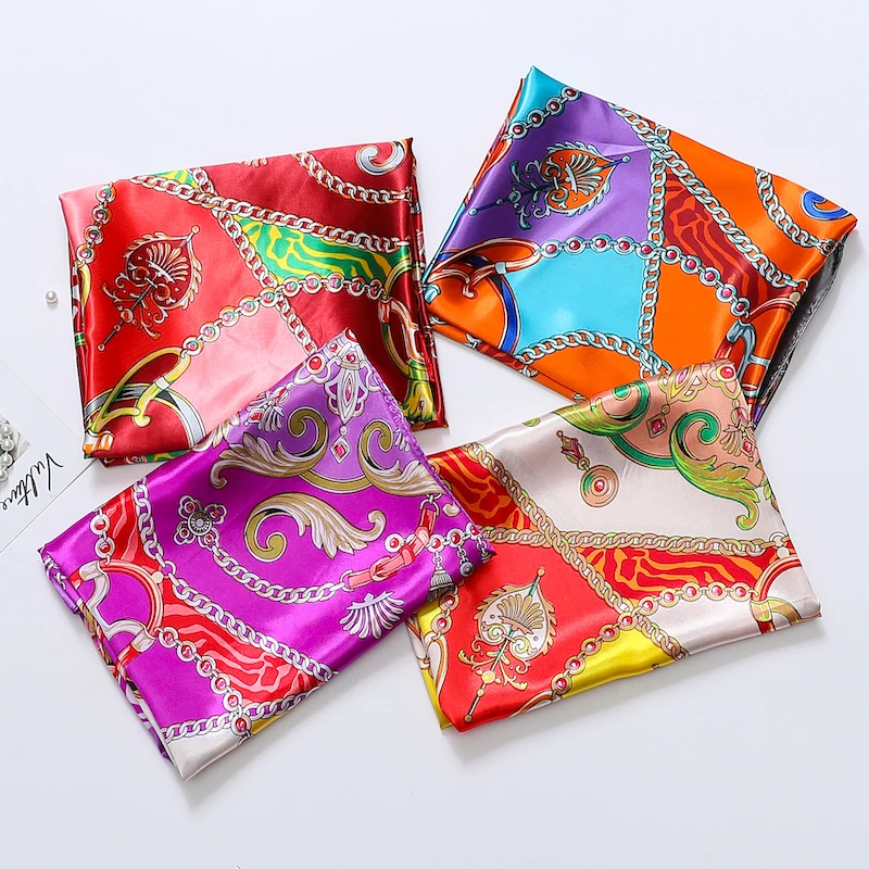 Luxury Women Silk Scarf Neck Shawls Wraps Foulard Hijab Chain Print Lady Square Scarves Satin Bandana Pashmina
Luxury Women Silk Scarf Neck Shawls Wraps Foulard Hijab Chain Print Lady Square Scarves Satin Bandana Pashmina