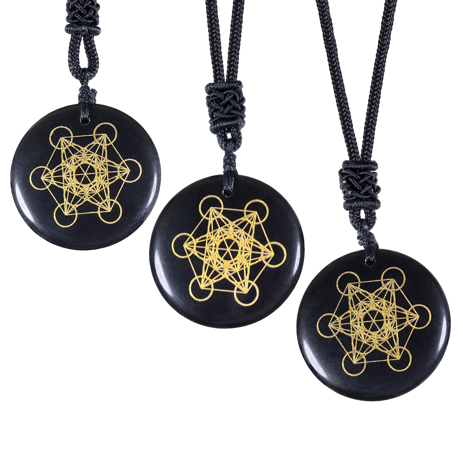 Engraved Black Obsidian Crystal Stone Necklace for Women Men Healing Crystal Amulet Round Stone Pendant for Protection with Adj
Engraved Black Obsidian Crystal Stone Necklace for Women Men Healing Crystal Amulet Round Stone Pendant for Protection with Adj