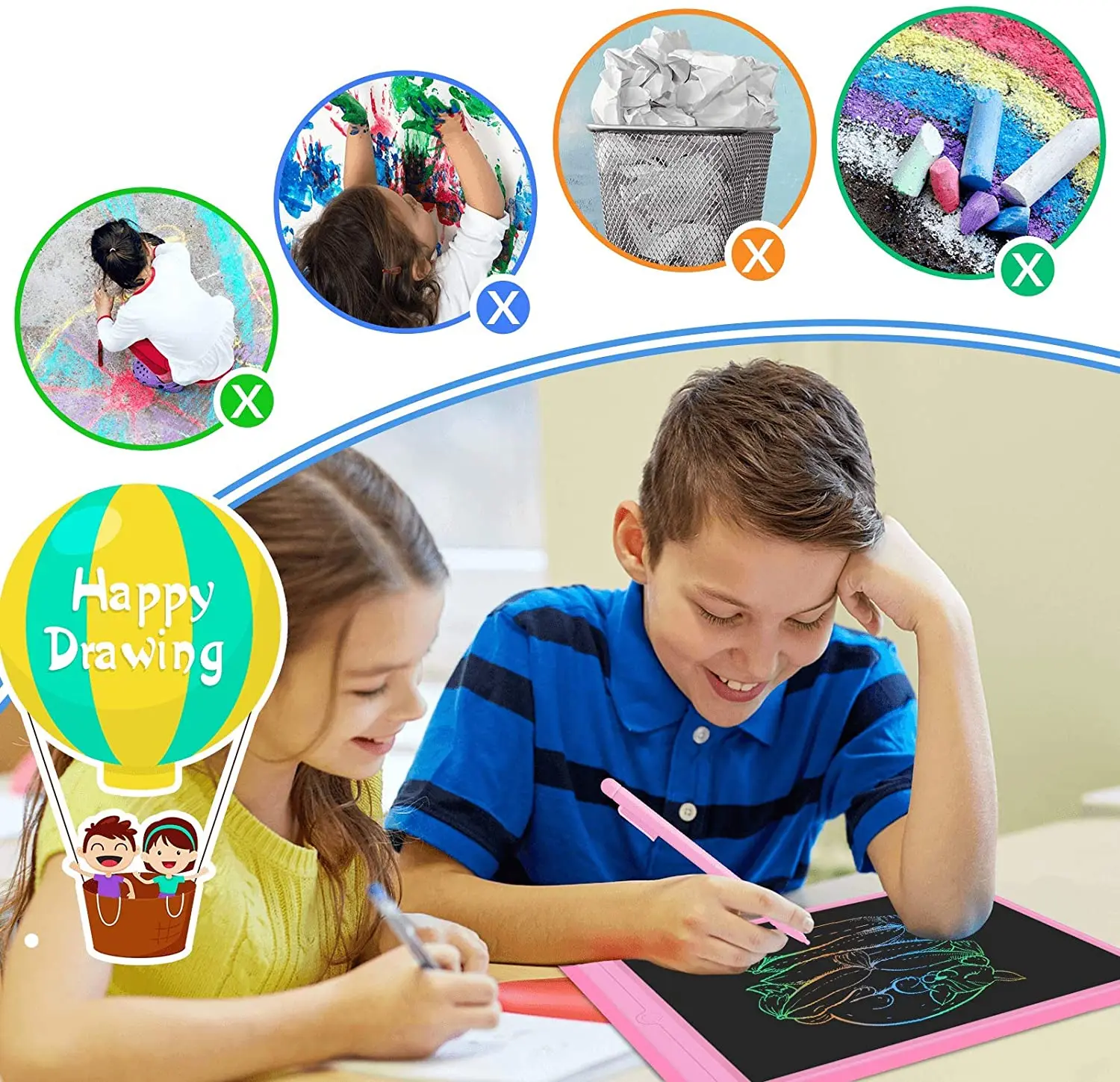 NEWYES 13.5 Inch Graphic Tablet Drawing Digital Electronic Board LCD Hand Writing Pad with Stylus Pen Birthday Gift for Kids 
NEWYES 13.5 Inch Graphic Tablet Drawing Digital Electronic Board LCD Hand Writing Pad with Stylus Pen Birthday Gift for Kids