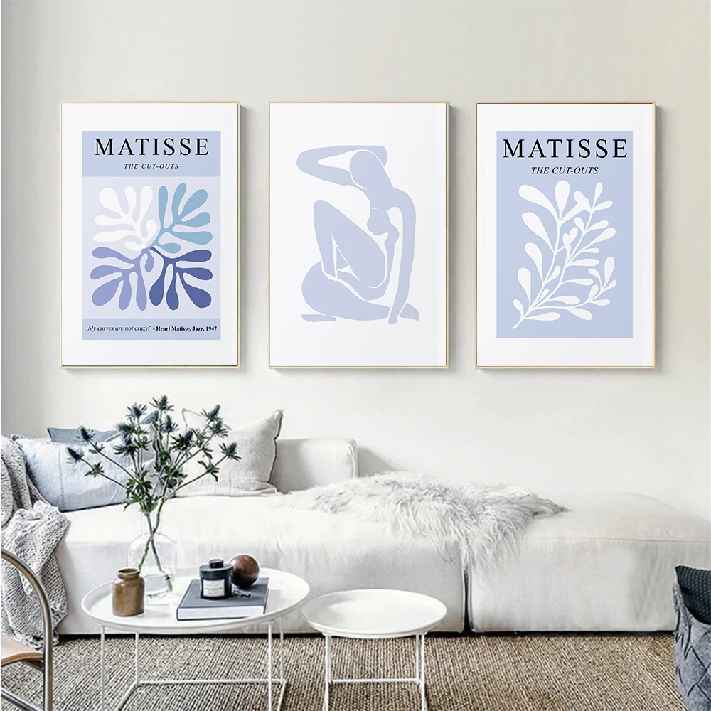 Blue Style Matisse Abstract Poster Nature Plant Female Body Art Print Canvas Painting Nordic Wall Picture Living Room Home Decor
Blue Style Matisse Abstract Poster Nature Plant Female Body Art Print Canvas Painting Nordic Wall Picture Living Room Home Decor