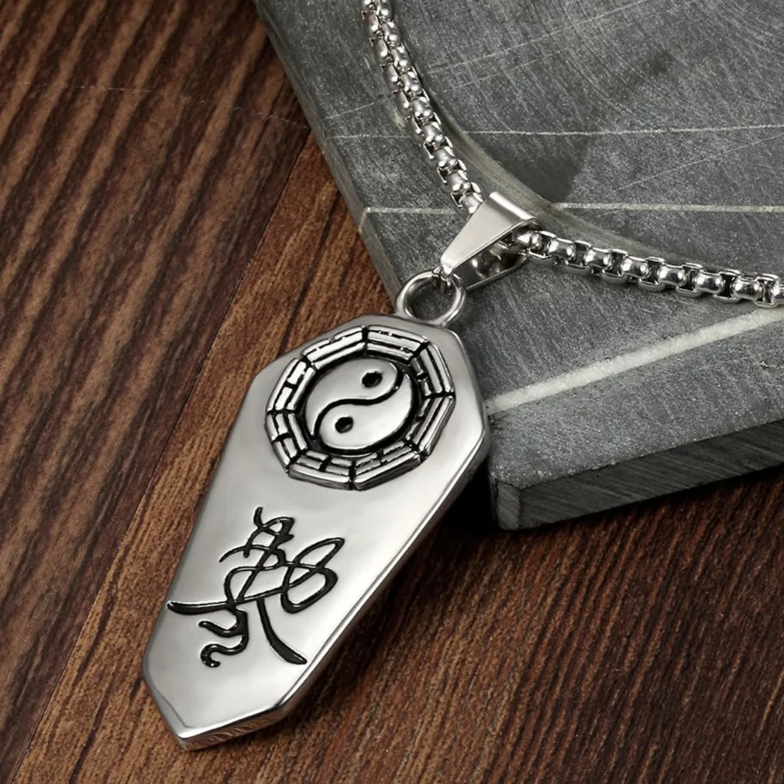 Taoism Symbol Talisman Amulet Pendant Necklace For Men Necklace Taoist Yin Yang Taichi Symbol Amulet Stainless Steel Pendant
Taoism Symbol Talisman Amulet Pendant Necklace For Men Necklace Taoist Yin Yang Taichi Symbol Amulet Stainless Steel Pendant