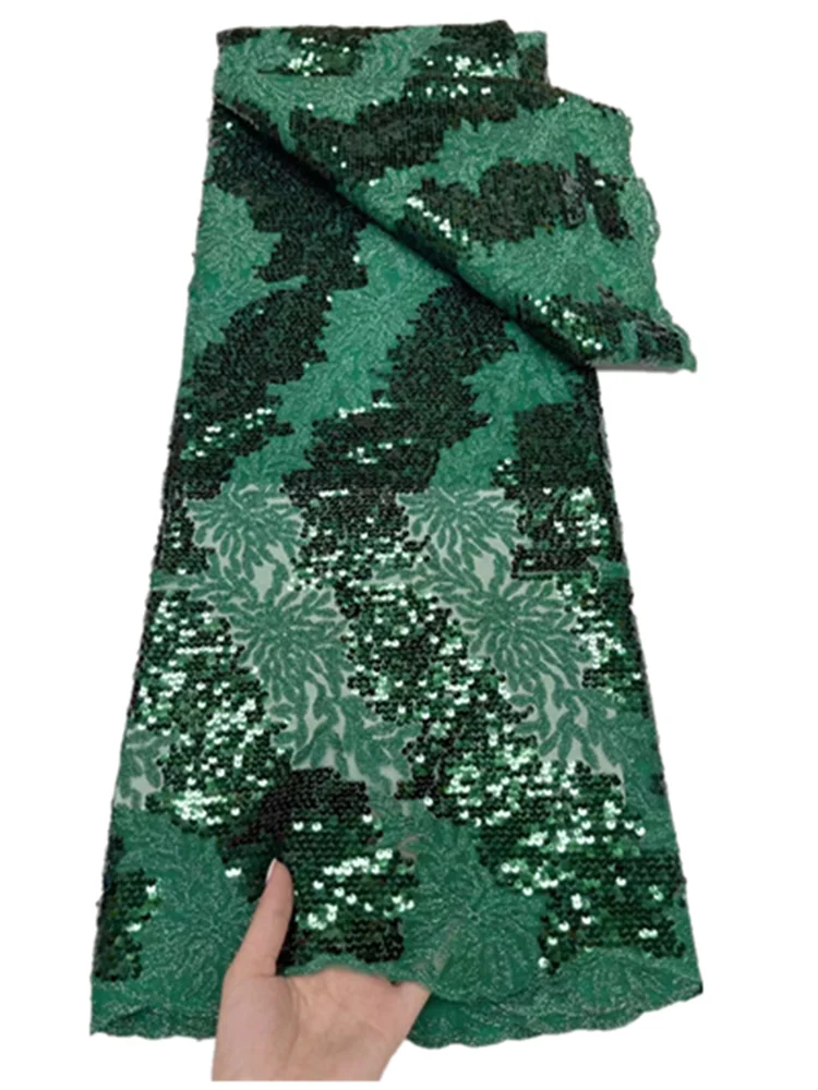green African Seuqins Lace Fabric 2021 Embroidered French Nigerian Lace Fabric High Quality Lace For Party FYU819
green African Seuqins Lace Fabric 2021 Embroidered French Nigerian Lace Fabric High Quality Lace For Party FYU819