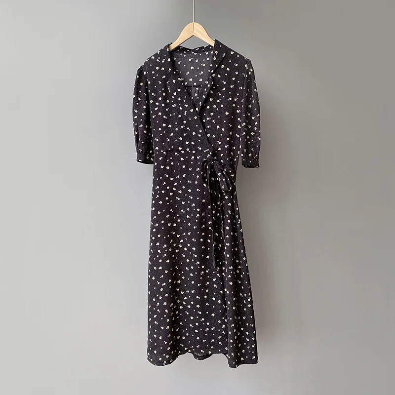 french fresh sweet floral print woman dress v-neck bandage slim long dresses 2021 summer elegant temperament chiffon vestido
french fresh sweet floral print woman dress v-neck bandage slim long dresses 2021 summer elegant temperament chiffon vestido