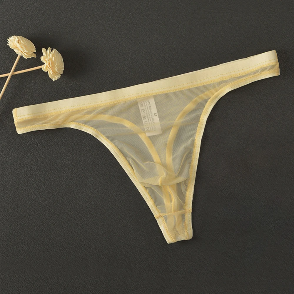 Men Ultra-thin T-Back Underwear Sexy Sheer Mesh/Smooth Ice Silk Micro Thongs Men's Sexy Breathable Underwear T-Back G-String
Men Ultra-thin T-Back Underwear Sexy Sheer Mesh/Smooth Ice Silk Micro Thongs Men's Sexy Breathable Underwear T-Back G-String