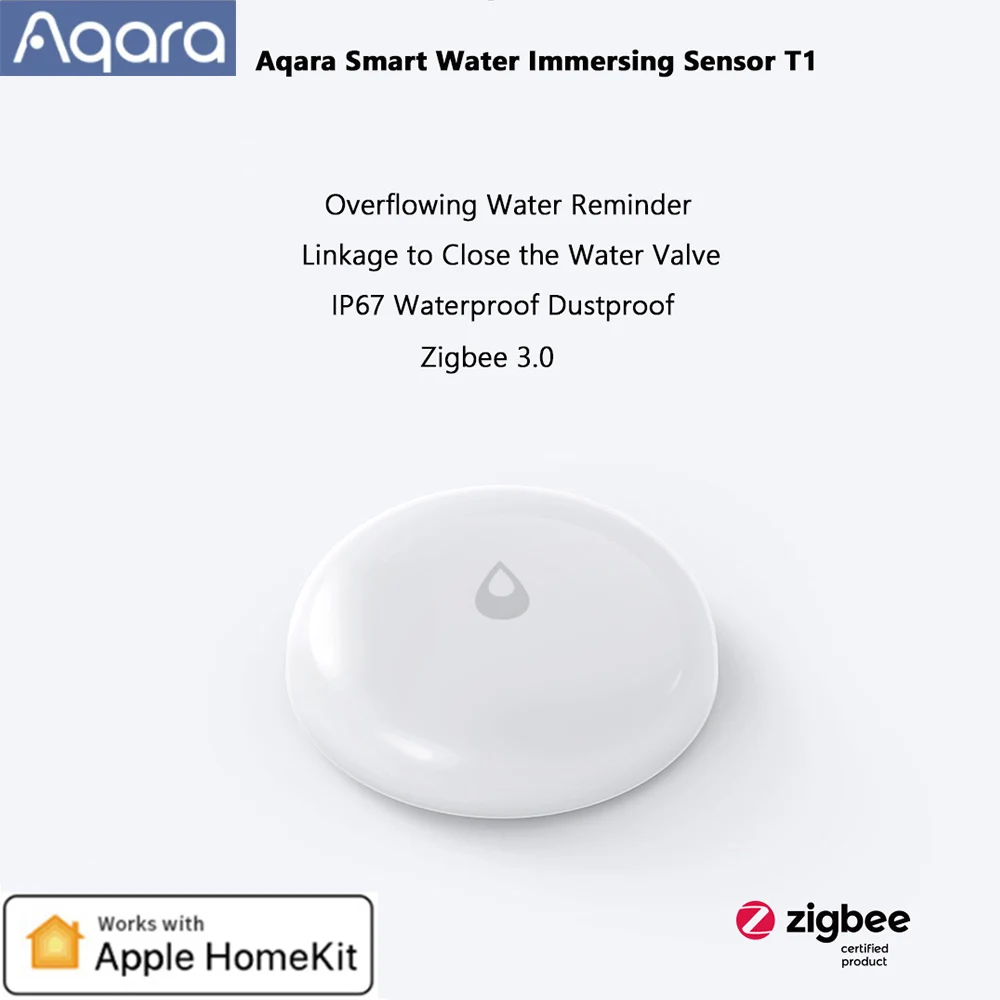 Умный погружной датчик Aqara T1 Zigbee 3,0, IP67, водонепроницаемый, пыленепроницаемый, приложение для дистанционного управления, работает с приложен...
Умный погружной датчик Aqara T1 Zigbee 3,0, IP67, водонепроницаемый, пыленепроницаемый, приложение для дистанционного управления, работает с приложен...
