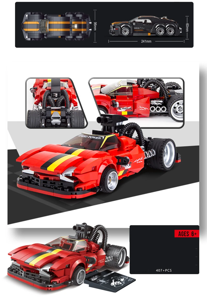 Speed Champions City Mechanical Racing Car Model Building Blocks Diy Sportcar Bricks Boys Toys Kids Gifts Christmas
Speed Champions City Mechanical Racing Car Model Building Blocks Diy Sportcar Bricks Boys Toys Kids Gifts Christmas