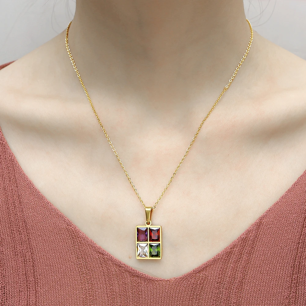 OUFEI Golden Stainless Steel Jewelry Sets For Woman Gifs Zircon Crystal Necklace Earrings Sets Fine Jewelry Accessories Bohemian
OUFEI Golden Stainless Steel Jewelry Sets For Woman Gifs Zircon Crystal Necklace Earrings Sets Fine Jewelry Accessories Bohemian