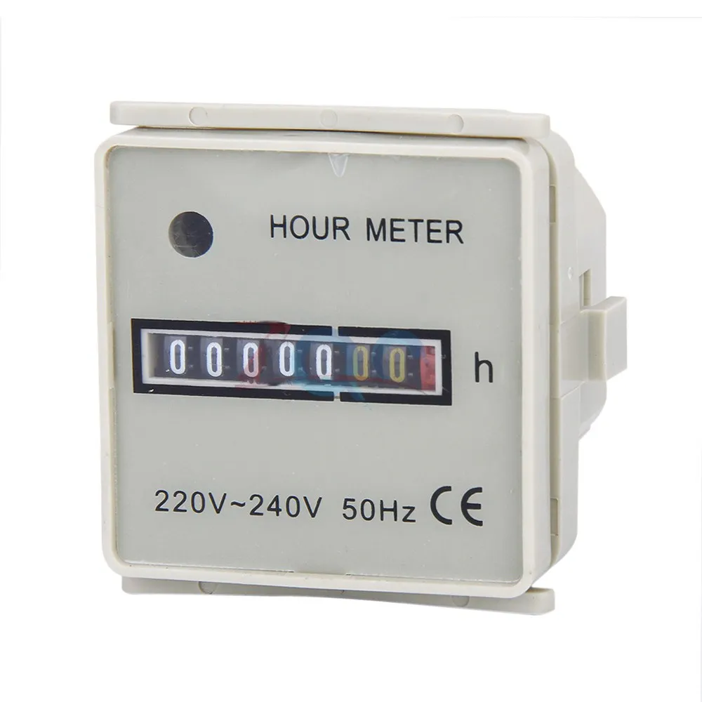 Industrial Hour Meter AC 220 -240V 50Hz Timer Counter AC Hourmeter Timing Gauge for Air Conditioning Machinery
Industrial Hour Meter AC 220 -240V 50Hz Timer Counter AC Hourmeter Timing Gauge for Air Conditioning Machinery