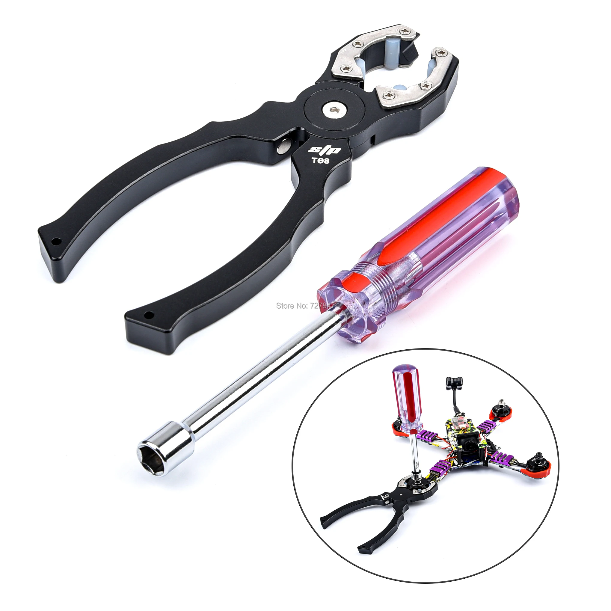 New Nuts Prop Motor Mount 8mm Wrench Multifunctional Pliers Motor Clamp RC Tools Propeller Quick Release Tools For FPV RC Drone
New Nuts Prop Motor Mount 8mm Wrench Multifunctional Pliers Motor Clamp RC Tools Propeller Quick Release Tools For FPV RC Drone
