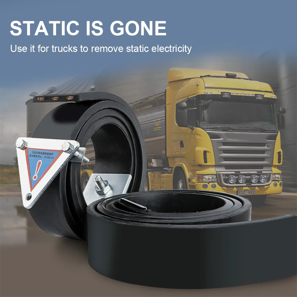1.6m Truck Rubber Anti Static Strap Winter Electrostatic Earth Belt Ground Wire Strap for Cars Trucks
1.6m Truck Rubber Anti Static Strap Winter Electrostatic Earth Belt Ground Wire Strap for Cars Trucks