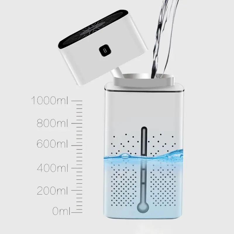 1L Cool Mist Humidifier Large Capacity USB Air Humidifier Purifier Household Auto Shut-Off Steam Atomization with Night Light
1L Cool Mist Humidifier Large Capacity USB Air Humidifier Purifier Household Auto Shut-Off Steam Atomization with Night Light