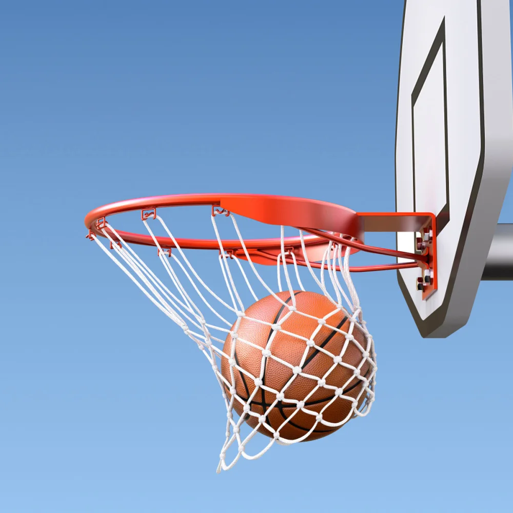 LIOOBO Nylon Braided Regular Size Professional Basketball Net Replacement Basketball Net All-Weather Heavy Duty Thick Net 12 Loo
LIOOBO Nylon Braided Regular Size Professional Basketball Net Replacement Basketball Net All-Weather Heavy Duty Thick Net 12 Loo