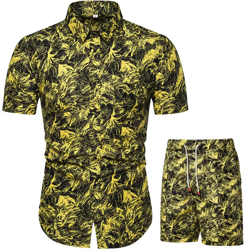 Summer Set Men Shorts Set Floral Print Hawaiian Shirt and Shorts Beach Wear Holiday Clothes Vocation Outfit Male Two Piece Set
Summer Set Men Shorts Set Floral Print Hawaiian Shirt and Shorts Beach Wear Holiday Clothes Vocation Outfit Male Two Piece Set