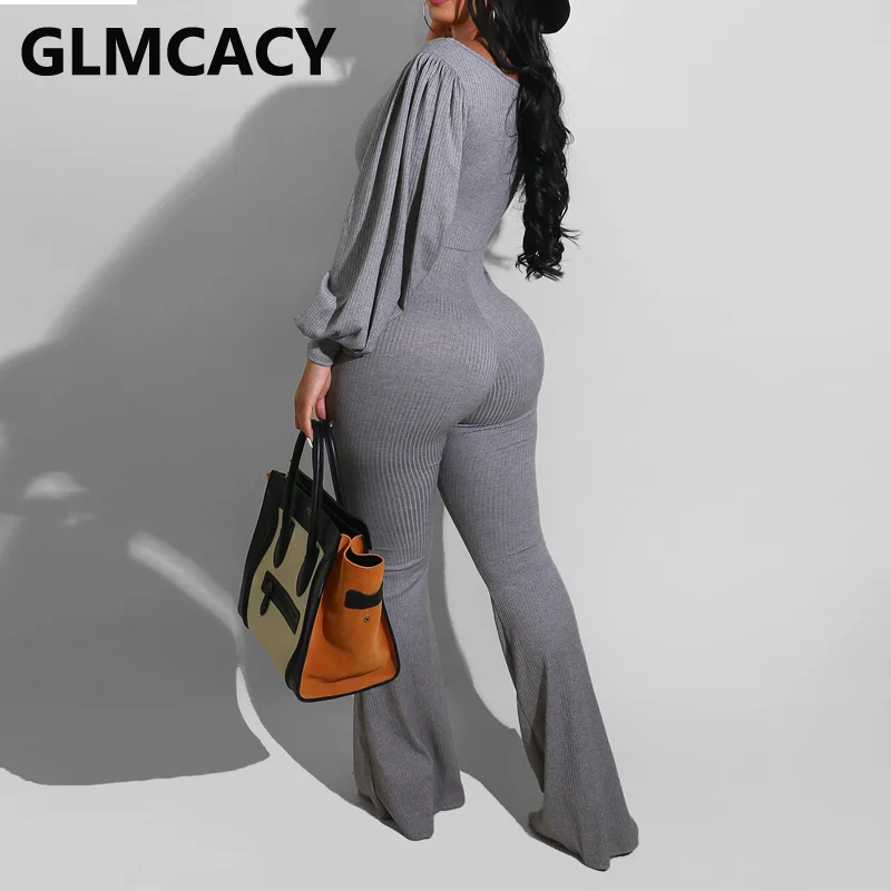 Women Long Sleeve Ribbed Jumpsuit Loose Wide Leg Overalls Jumpsuits
Women Long Sleeve Ribbed Jumpsuit Loose Wide Leg Overalls Jumpsuits