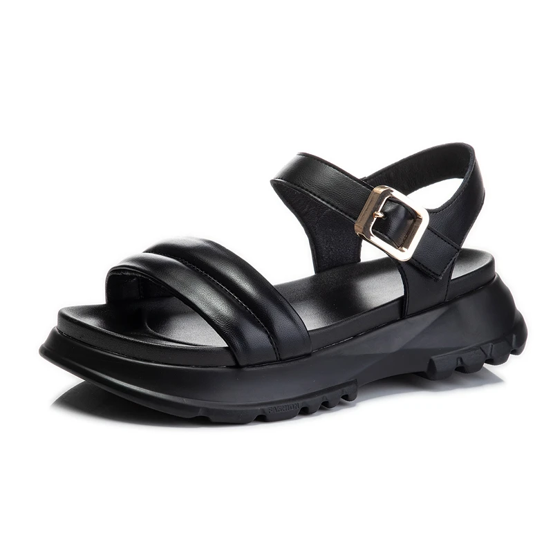 Hot Sandals Women Genuine Leather 2021 Summer New Platform Flat Shoes Ladies Open-toed Muffin Cyber Red Sandals Girl student
Hot Sandals Women Genuine Leather 2021 Summer New Platform Flat Shoes Ladies Open-toed Muffin Cyber Red Sandals Girl student