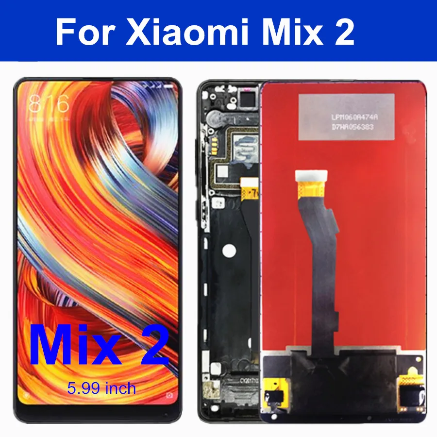5 99 "IPS дисплей для Xiaomi Mix 2 ЖК-дисплей с сенсорным экраном дигитайзер в сборе