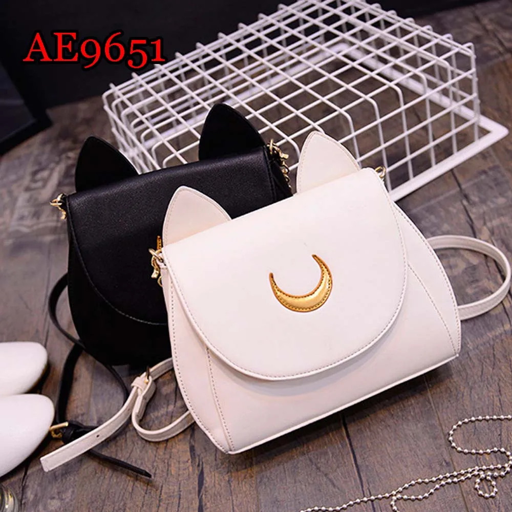 Women Summer Bags Ladies Handbag Black Luna Cat Shape Chain Shoulder Bag PU Teens Cosplay Small Money Purse AE9651
Women Summer Bags Ladies Handbag Black Luna Cat Shape Chain Shoulder Bag PU Teens Cosplay Small Money Purse AE9651