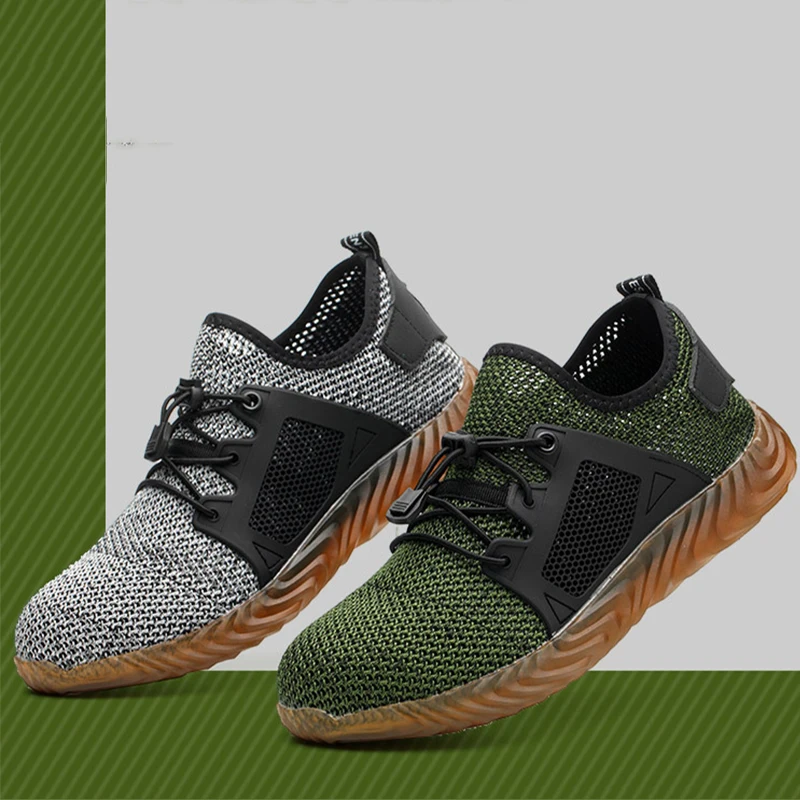 2020 New men breathable steel toe safety shoes anti-crush and puncture-proof outdoor men's safety sneakers work boots 35-48
2020 New men breathable steel toe safety shoes anti-crush and puncture-proof outdoor men's safety sneakers work boots 35-48