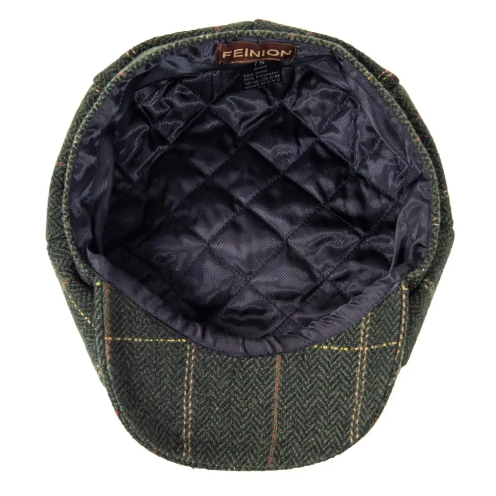 Newsboy Hat for Men Women 50% Wool Tweed Flat Caps Herringbone Cabbies Driver Hat Green Yellow
Newsboy Hat for Men Women 50% Wool Tweed Flat Caps Herringbone Cabbies Driver Hat Green Yellow