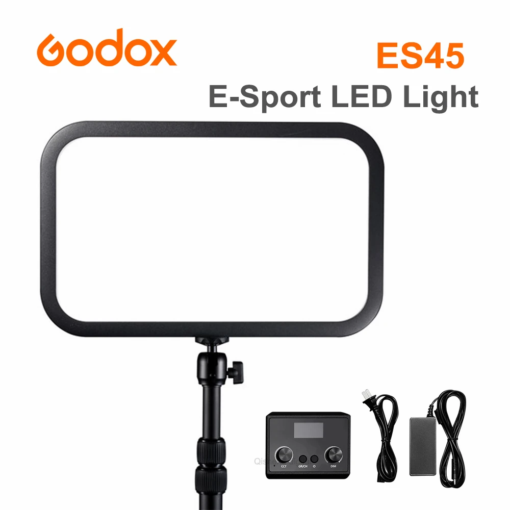 Светодиодный светильник Godox ES45 E-Sports, 2800-6500 К, с дистанционным управлением через приложение
Светодиодный светильник Godox ES45 E-Sports, 2800-6500 К, с дистанционным управлением через приложение