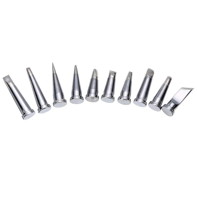 New 10Pcs Durable Soldering Tip Set for Weller WSD81 WD1000 WSP80 WP80 LT Soldering Station
New 10Pcs Durable Soldering Tip Set for Weller WSD81 WD1000 WSP80 WP80 LT Soldering Station