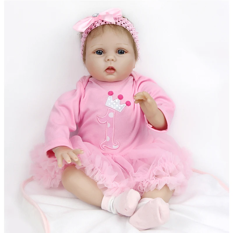 ZIYIUI Realistic 55 Cm Silicone Reborn Baby Doll Girl Lifelike Hand Drawn Cute Big Eyes Round Face Doll Toys For Children
ZIYIUI Realistic 55 Cm Silicone Reborn Baby Doll Girl Lifelike Hand Drawn Cute Big Eyes Round Face Doll Toys For Children