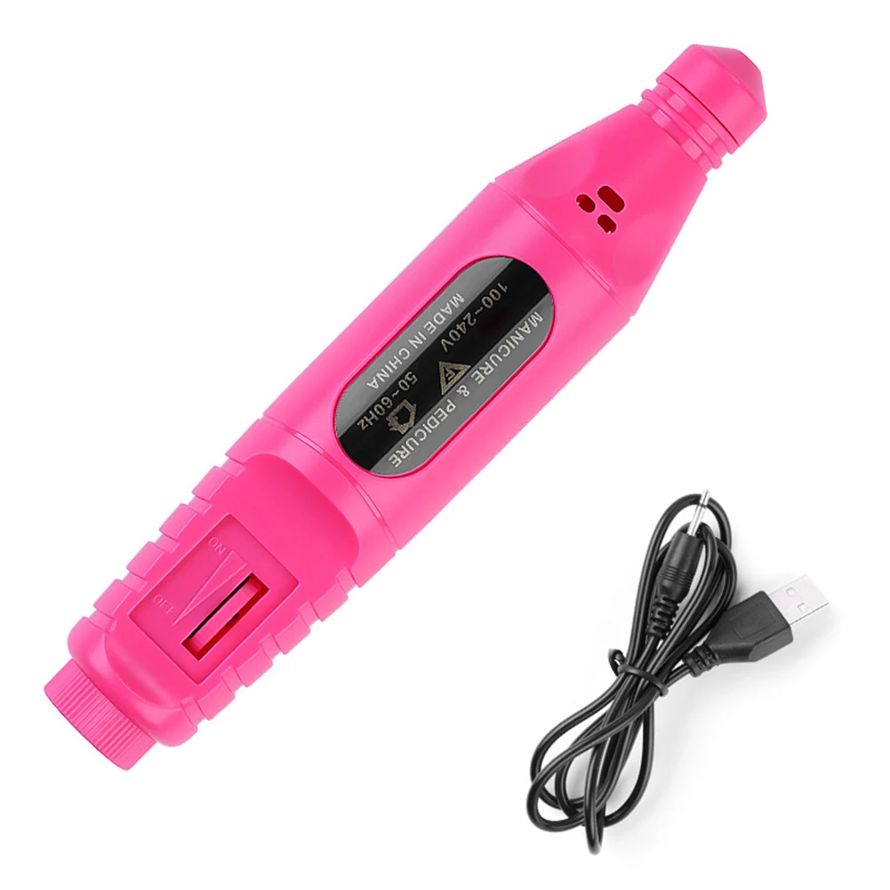 Electric Drill Professional Handheld Nail Drill File Kit Manicure Pedicure Nail Polishing Machine with 6 Drill Bits Low Noise
Electric Drill Professional Handheld Nail Drill File Kit Manicure Pedicure Nail Polishing Machine with 6 Drill Bits Low Noise