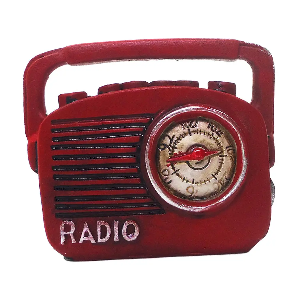Масштаб 1/12, миниатюрный красный цвет, винтажный радиоплеер 
Масштаб 1/12, миниатюрный красный цвет, винтажный радиоплеер
